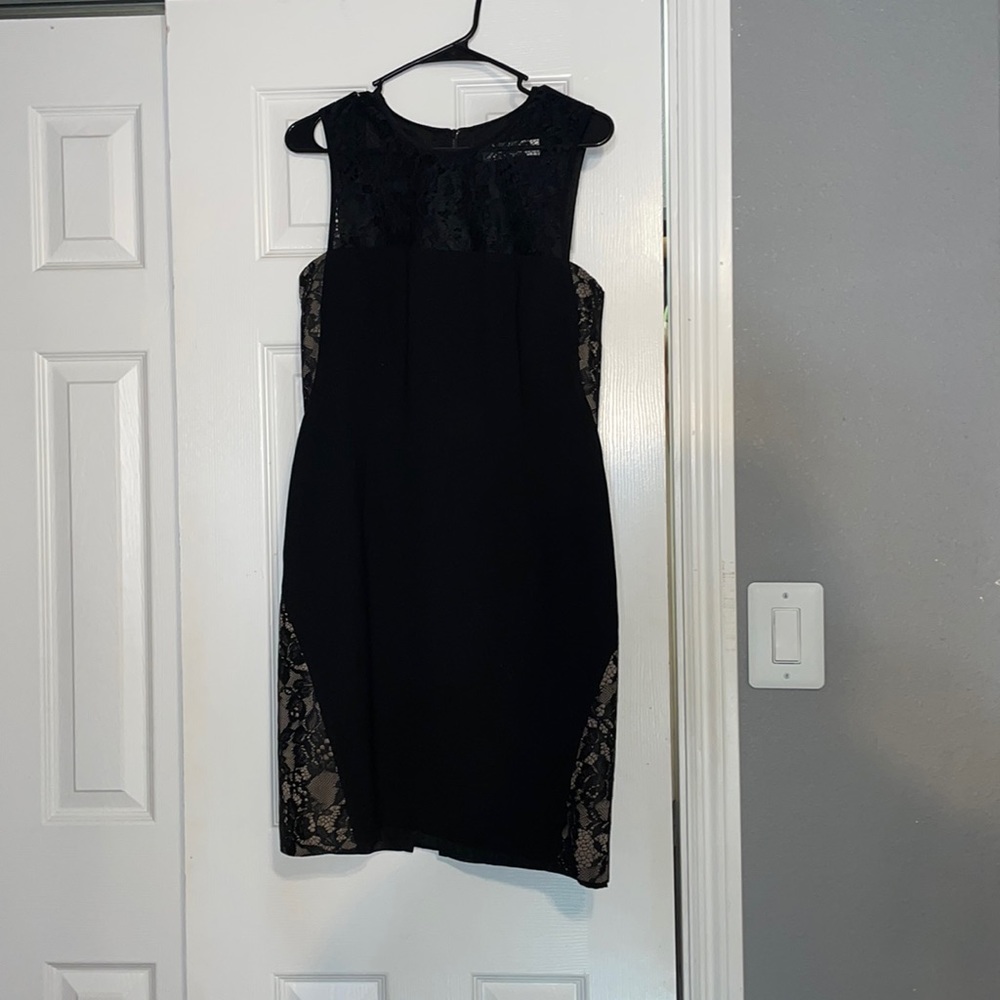 Trina Turk Black lace dress size 4
